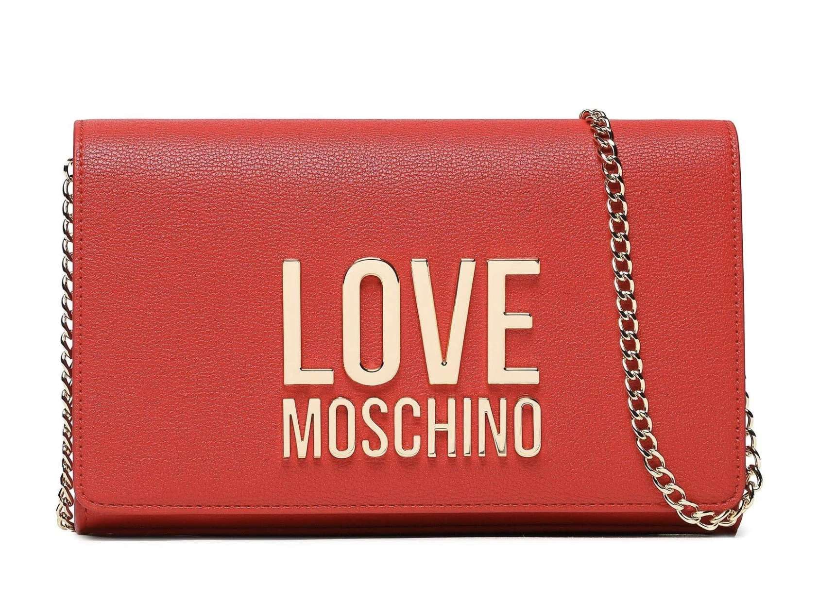 Love Moschino Damen Schultertasche, Rosso