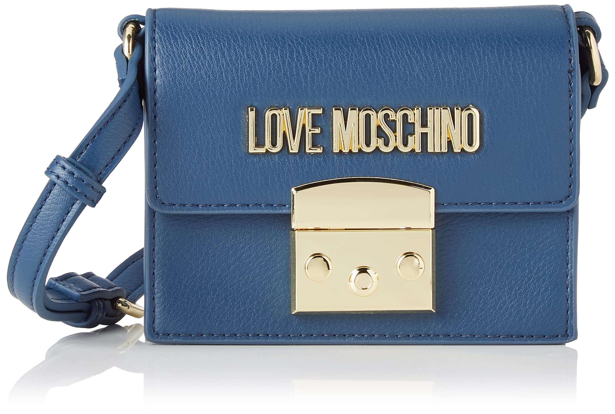 Love Moschino Damen Jc4351pp0fke0750 Umhängetasche, blau, Einheitsgröße