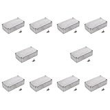 Pluuttiem 10X Diecast Aluminium Electronics Project Box GehäUse Instrument Wasserdicht, Standard 1590B 112X60X31mm