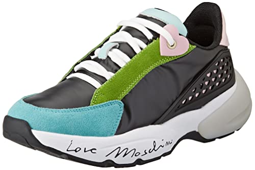 Pollini Damen Ja15995g0fioc00a37 Sneaker, Schwarz, 37 EU