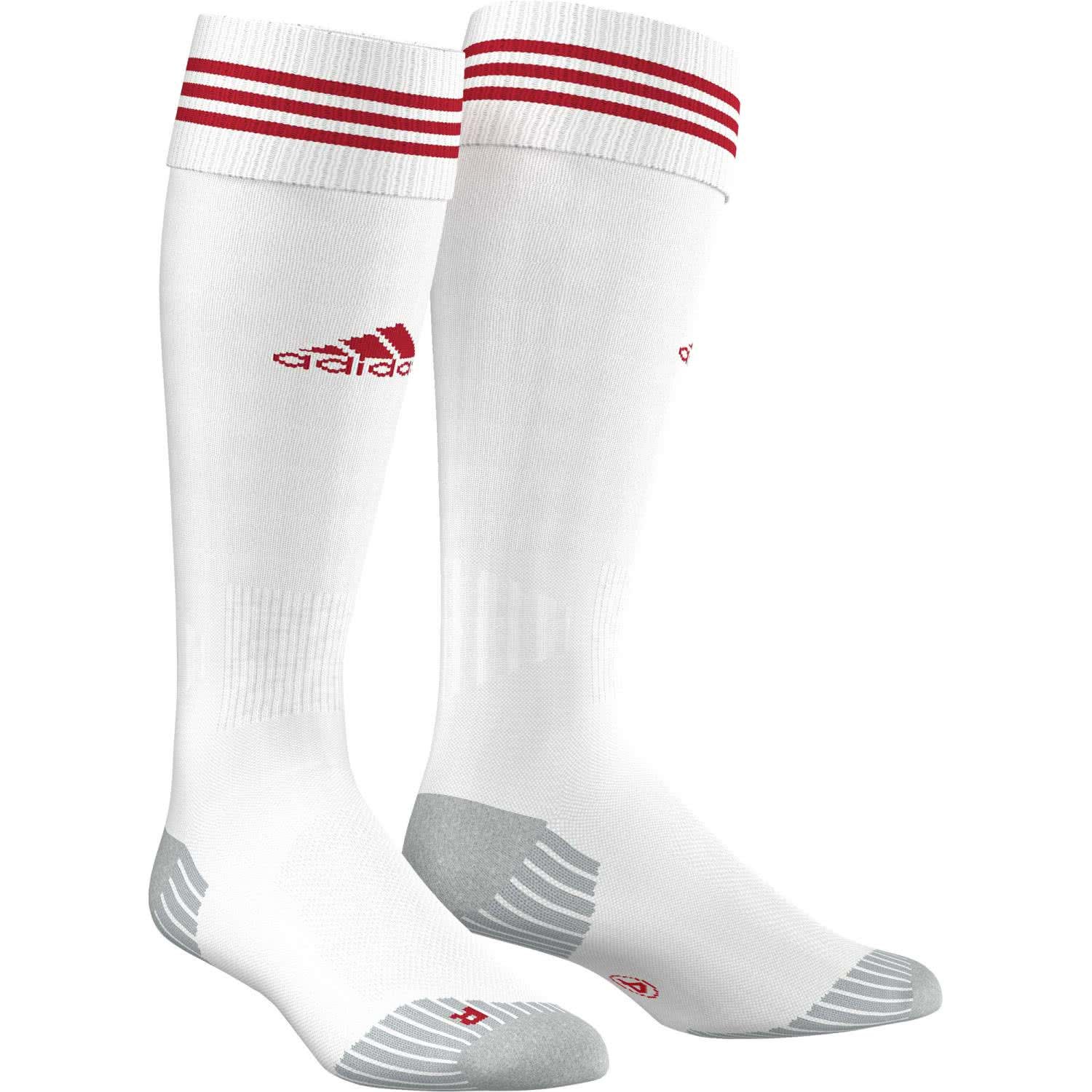 adidas Herren Stutzen Adisocks 12 Fußballsocken,Weiß (White/University Red), 37-39