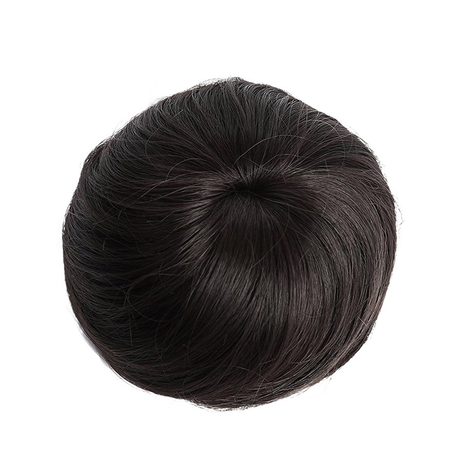 Haarteile Haarknoten Synthetische Haarverlängerung mit künstlichem Dutt for Anklipsen, Donut-Kordelzug, Chignon-Haarteil, Hochsteckfrisur, Haarteil, Pferdeschwanz for Frauen Brötchen Haare(Black Brown