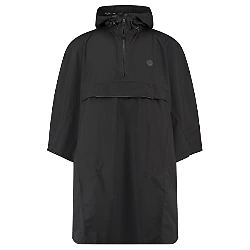 AGU GO Grant Regen Poncho Essential All Black One Size