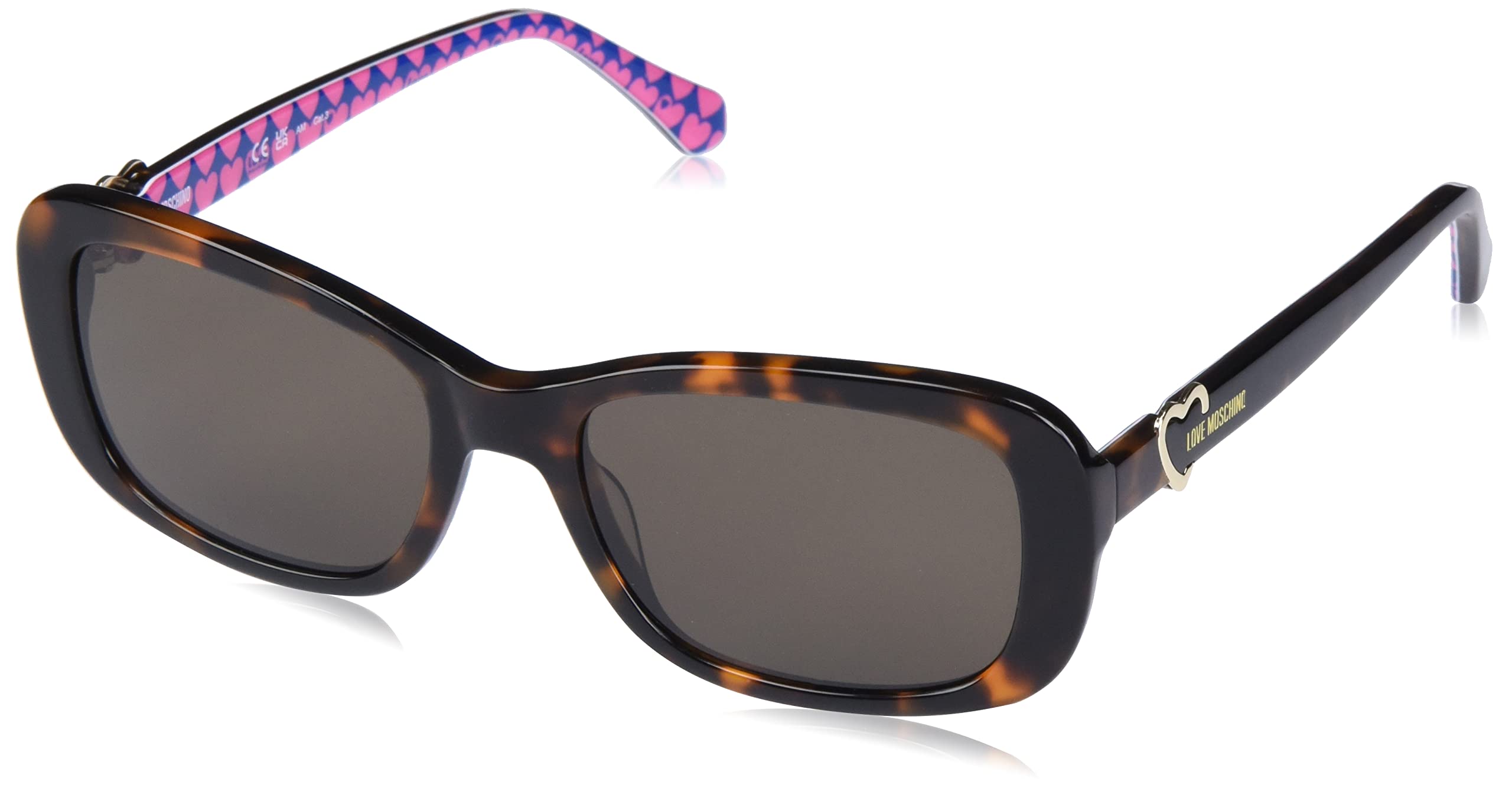 Moschino Love Unisex Mol060/s Sonnenbrille, 05L/70 HAVANA 2, 55