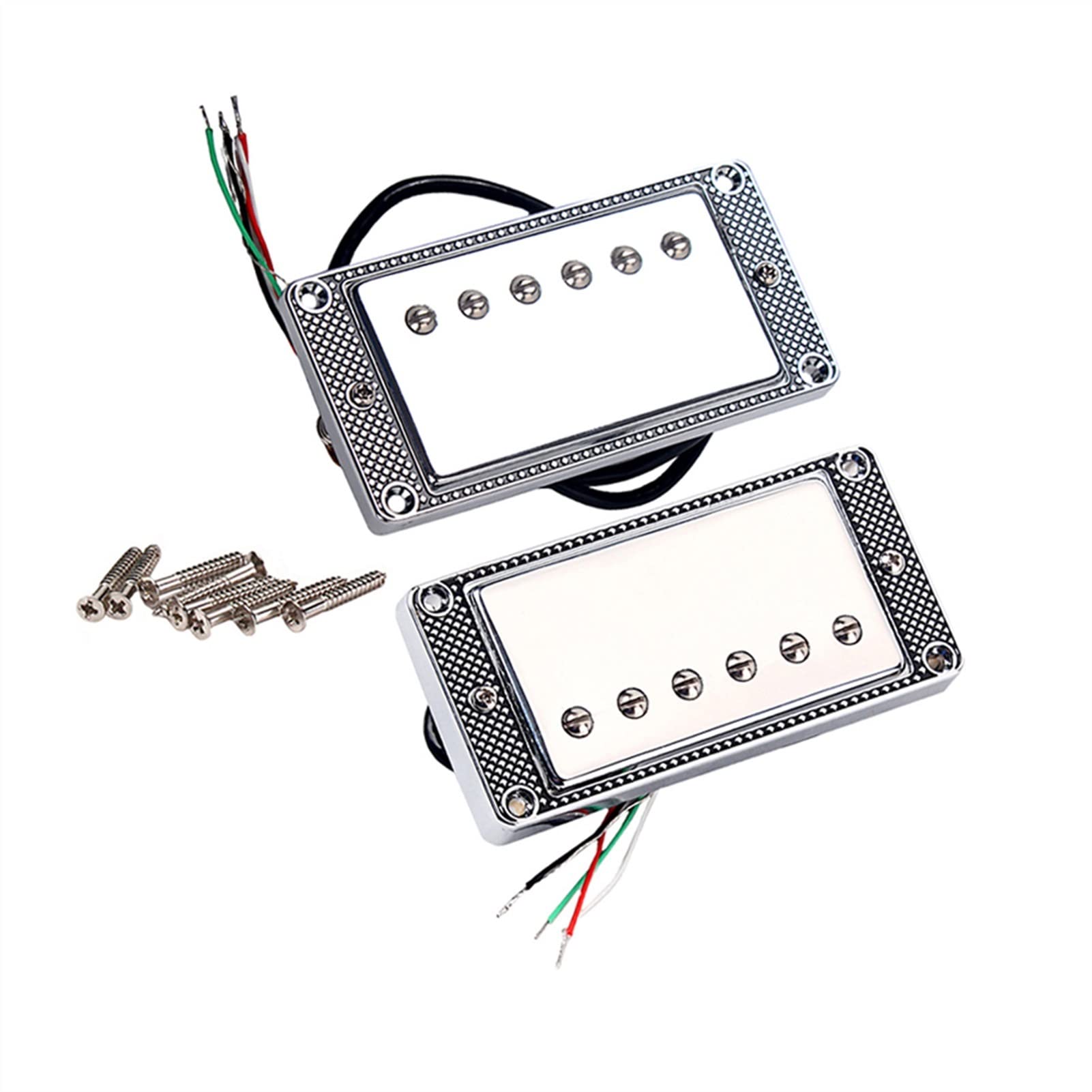 ZENGXUE Gitarren-Single-Pickups Für E-Gitarren Mit Befestigungsschrauben Humbucker Tonabnehmer Set