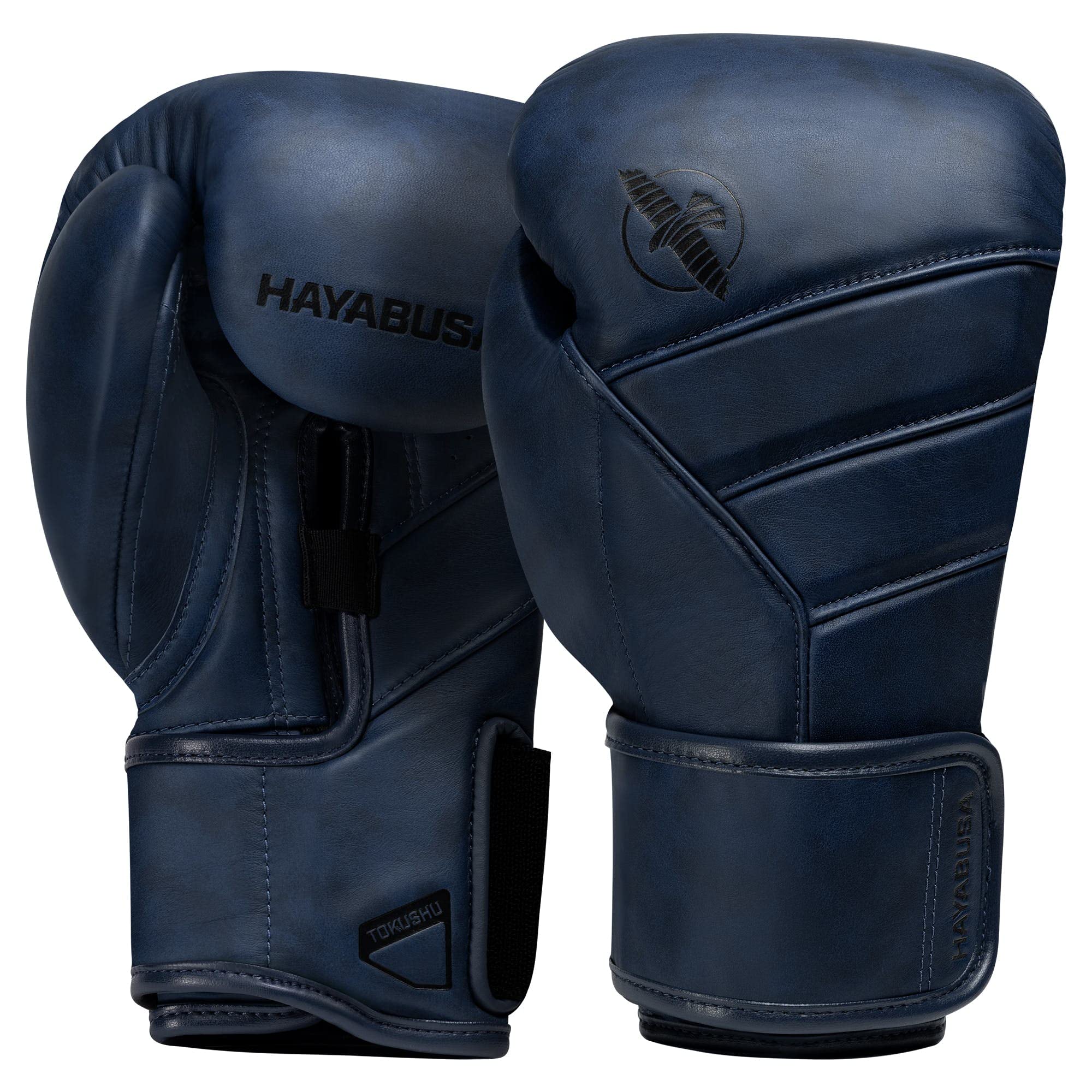 Hayabusa T3 LX Boxhandschuhe aus Leder - Indigo, Größe 12oz