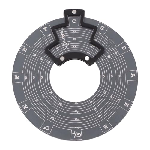 Holz-Melodien-Werkzeug, rund, Holz-Melodien, Akkord-Werkzeug, Kreise der Fünftel, Akkord-Rad für Musiker für Noten, Akkordschlüssel