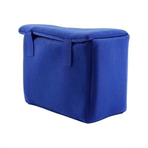 LORIER tragbar SLR Kameraeinsatztasche Innere Partition Gepolsterte Schutztasche for DSLR SLR. Kamera Tasche Kamera Tasche (Color : Blue)