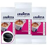 LAVAZZA Italian Coffee Original LAVAZZA INTENSO ARABICA Espresso Kaffeekapsel kompatible Alternative 16 Kapseln kompatibel alternative Ersatz Kapseln Kaffeekapsel aus Italien für Kaffee Espresso Cappuccino Milchkaffee Café Crème, Latte Macchiato