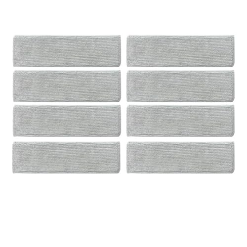 ZEMNLO Ersatz Mopp Tuch, for Xiaomi, for Dreame T10 T20 T30 V9 V10 V11 V12 Kehren Roboter Staubsauger Handheld Zubehör Teile Staubsauger-Wischtuch-Pads(8pcs)