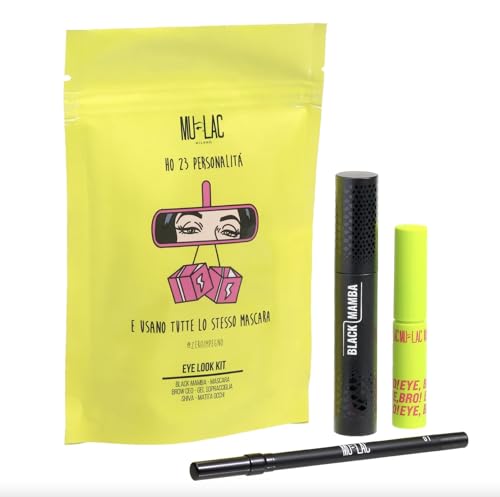 Mulac Cosmetics Eye Look Kit Ho 23 Persönlichkeiten Brow CEO + Black Mamba + Shiva Augenstift Limited Edition