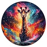 Puzzles Geschenk Giraffe Puzzle 1000 Teile 26,5x26,5 Zoll Lernspiel Spielzeug Puzzles Lernspiele Stressabbauende Puzzles