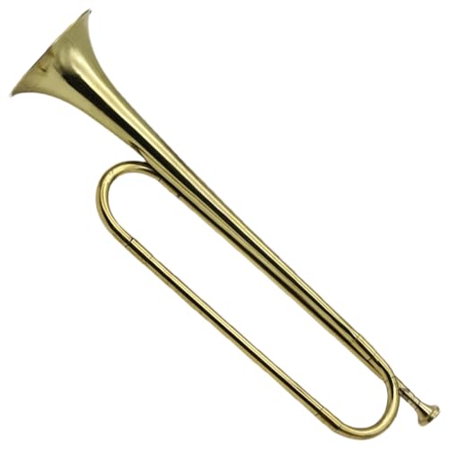 Bugle Signalhorn Kavallerie Trompete - 300G Trompete Bugle | Laute Kavallerie-Trompete Aus Messing | Militärische Signaltrompete | Retro-Standard-Trompete Aus Messing | Signalinstrumente Aus Messing