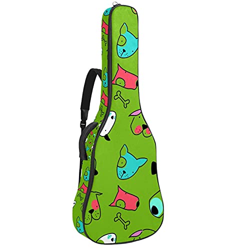 Gitarrentaschen und -etuis, Klassische Gitarren-Gig-Tasche Klassische Gitarren-Gig-Tasche ， Handgezeichnete einfache schwarze Linie