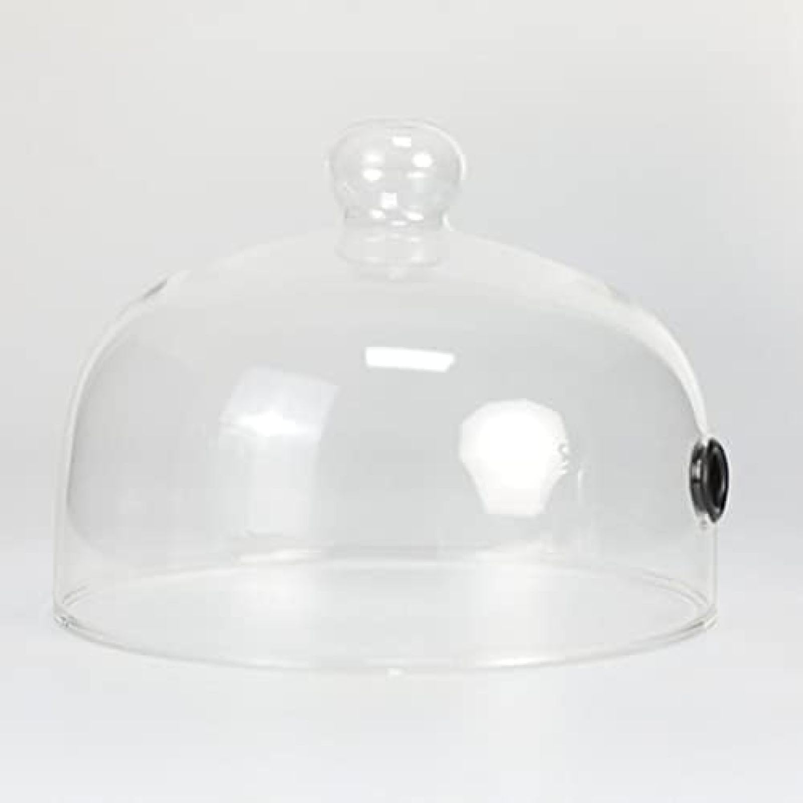 Glas-Cloche-Kuppel für Lebensmittel, Getränke, Glas-Display, Rauchen, Cloche, Cocktails, Rauch-Ei, Zubehör, 18 x 15 cm