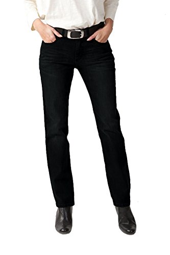 STOOKER Tokio Damen Regular Stretch 5-Pocket Jeans (36 (28/30), Schwarz (6999))