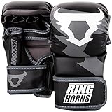 Ringhorns, Charger Sparring Handschuhe, Unisex Erwachsene, M, Schwarz