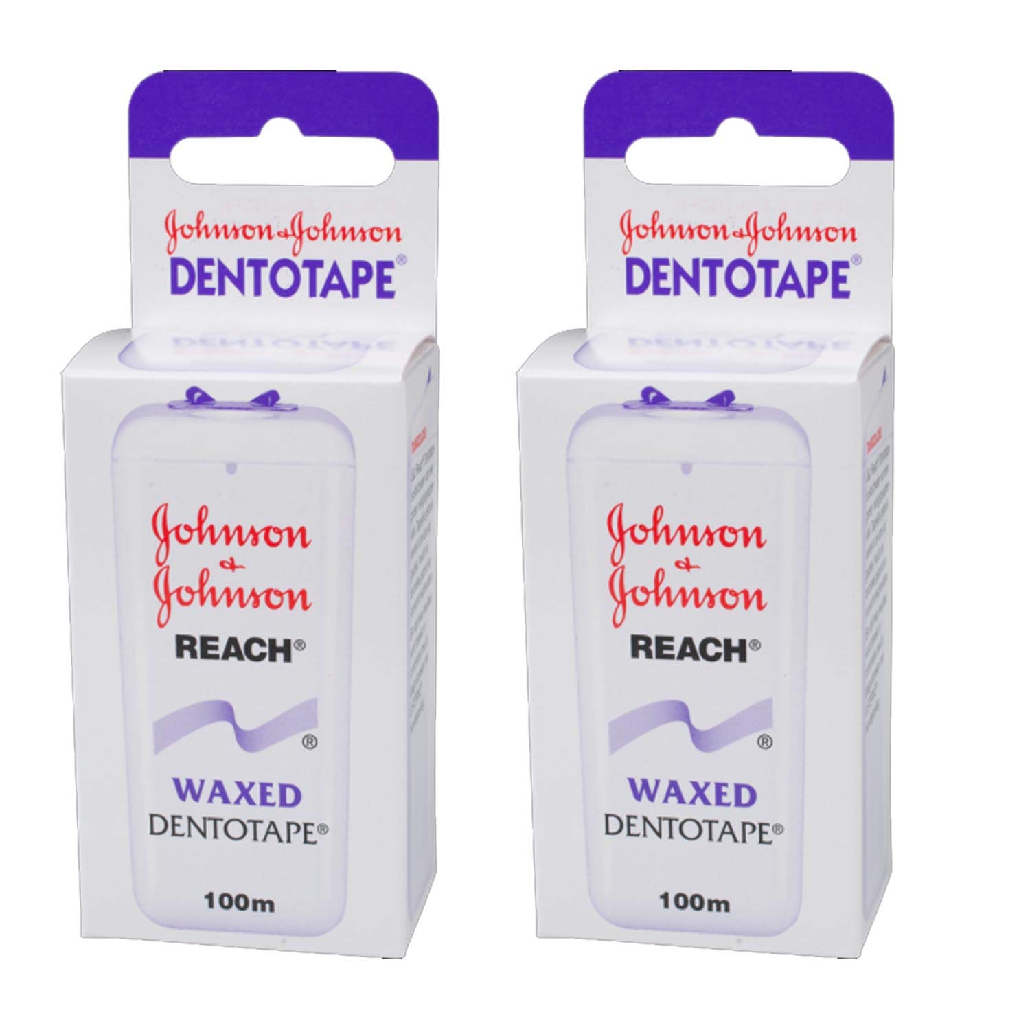 Johnson & Johnson Reach Dentotape gewachst 100m, 2er Pack (2x 100m)