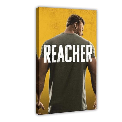 biegzc Filmposter "Reacher" auf Leinwand, Wandkunst, Dekor, Bild, Gemälde für Wohnzimmer, Schlafzimmer, Dekoration, 40 x 60 cm