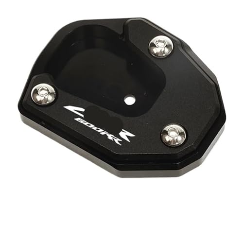 AXCAR Für CBR600RR Für CBR 600 RR 2013-2015 Motorrad Kickstand Fuß Seitenständer Verlängerung Stützplatte Ständer Stützpolster