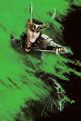 HfmQuisutron Jigsaw Puzzle 1000 Stück Film Poster Tom Hiddleston Holzpuzzle Für Zuhause Stressabbau Spiel Yw400Az