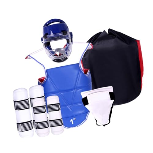 JUNNASALIKER Box-Brustschutz, Körperschutz, Taekwondo, Kickboxen, Oberkörper, Bauchrippen, Schutz, Trainings-Pad-Set