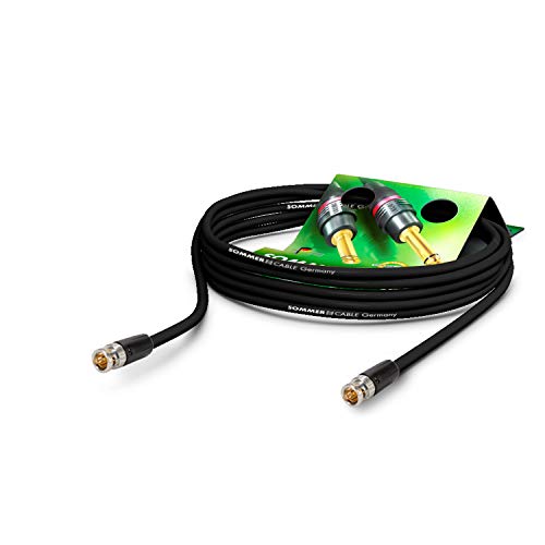 SOMMER CABLE Video-Patchkabel 6G-SDI / 4K SC-Vector 0.8/3.7, BNC/BNC NBNC75BLP9X NEUTRIK Schwarz (60m)