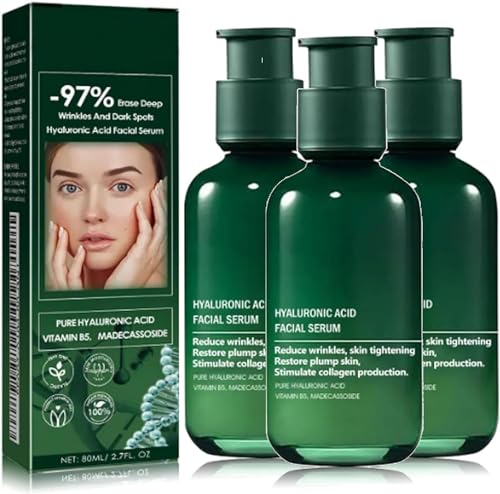 Fubsta Skin Firming Rejuvenating Serum, Fubsta Skin Firming Serum, Lifting Und Straffung, Erfrischend Und Nicht Klebrig, Fubsta Hyaluronsäure Für Alle Hauttypen (3 Stück)