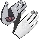 GripGrab Shark Gepolsterte Langfinger Mountainbike Gravel Handschuhe rutschfeste Vollfinger Sommer Fahrradhandschuhe