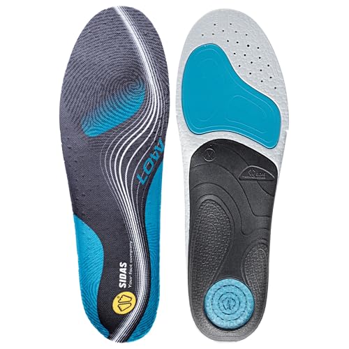 Sidas 3Feet Activ' Low-Einlegesohlen Sohlen, Blue/Black, L : 42-43