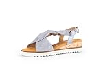 Gabor Damen Keilsandalen, Frauen Sandalen,Moderate Mehrweite (G),strandschuhe,keilsandaletten,keilabsatz,flach,azur (Kork/creme),40 EU / 6.5 UK