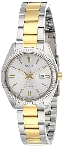 Casio Damen-Armbanduhr Classic Analog Quarz Edelstahl beschichtet LTP-1302SG-7A