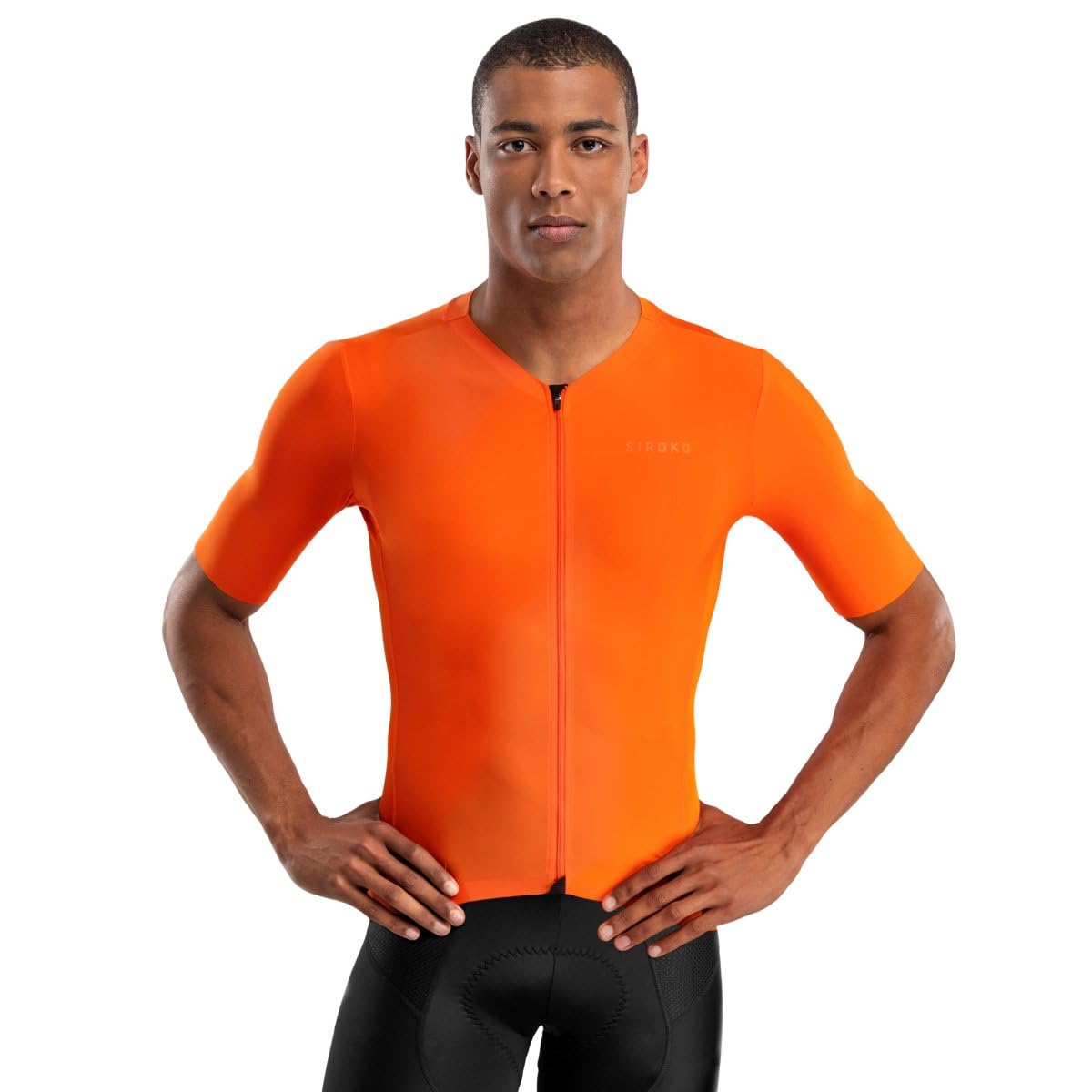 SIROKO - Radtrikot SRX PRO Altea - L - Leuchtendes Orange