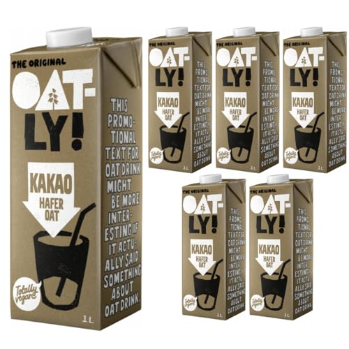 Oatly Haferdrink Kakao Oat Drink 1000 milliliter x 6 STÜCK [Frischegarantie]