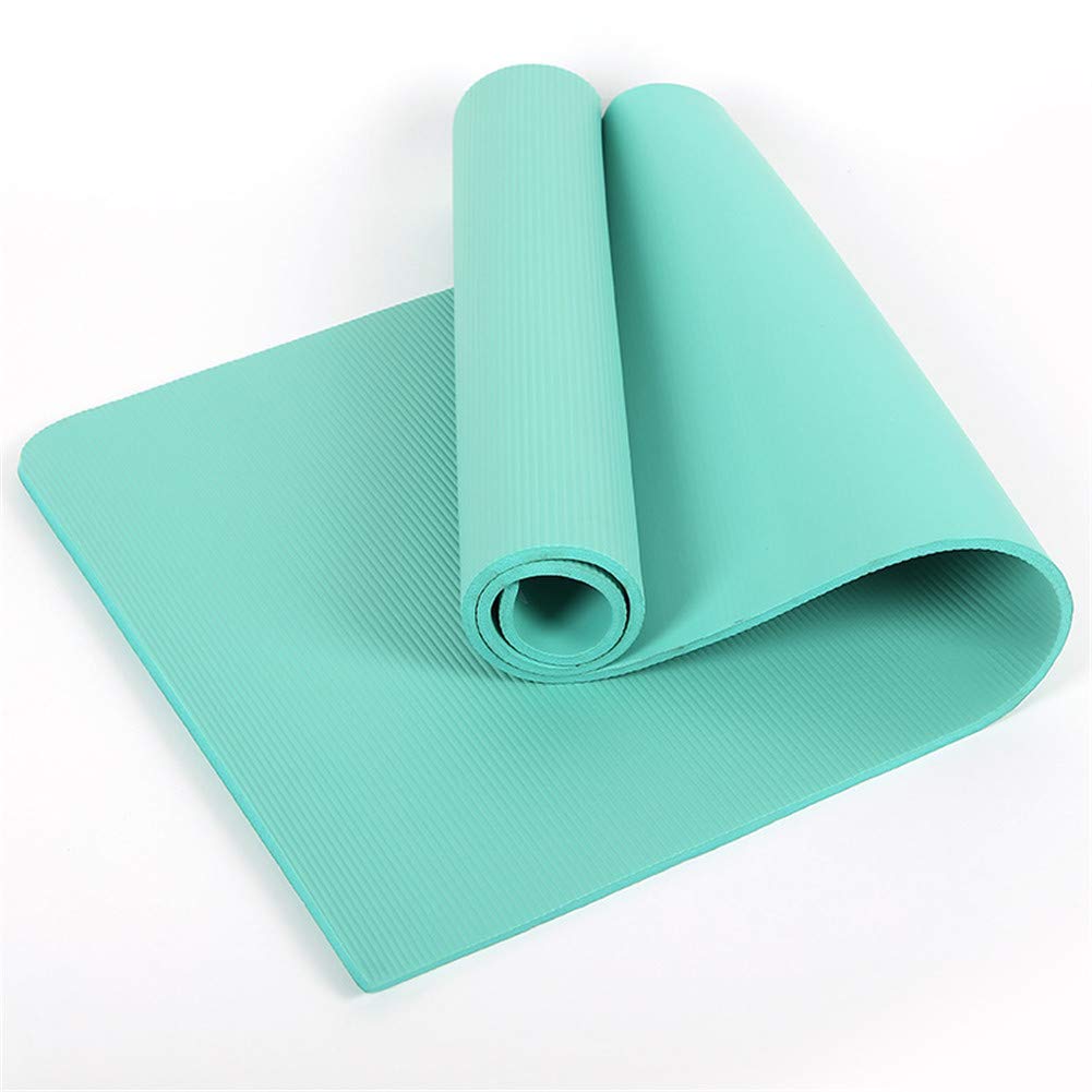 Fitnessmatte Yoga Mat Yogamatten für zu Hause Yogamatten Trainingsmat Trainingsmatte rutschfest Trainingsmatten Yoga Stretch Mat green,15mm