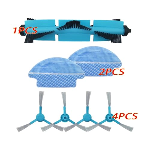 Hepa-Luftfilter Kompatibel Mit Cecotec Conga 3090 Roboter Staubsauger Ersatz Teile Wischtuch Seitenbürste Roller Hauptrolle(Set 6)