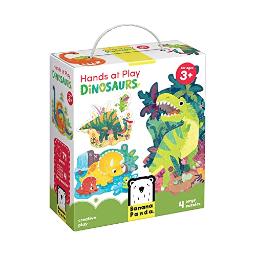 Banana Panda Hands at Play Dinosaurs Puzzlespiel 71 Teile 3-5 Jahre