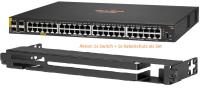 HPE Aruba CX 6100 48G 4SFP+ Switch JL676A + HPE Aruba X511 Kabelschutz JL742A