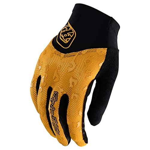 Troy Lee Designs Ace 2.0 Panther Damen Motocross Handschuhe (Yellow,M)