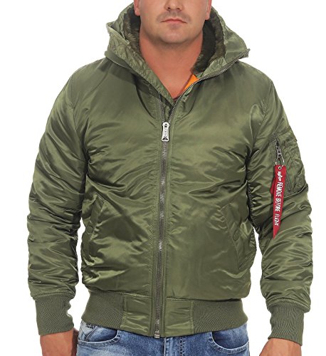 Alpha Industries Herren 158104-1-m Bomberjacke, Grün (Sage/Green 1), Medium