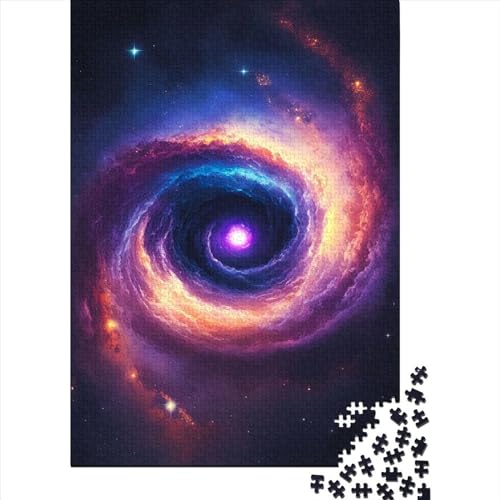 1000-teiliges Puzzle für Erwachsene Teenager, „Colors of Space“, Holzpuzzle, Puzzle für Erwachsene und Teenager, geeignet für Erwachsene (Größe: 75 x 50 cm)