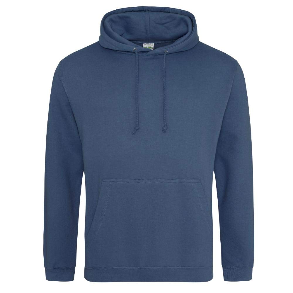 Just Hoods - Unisex College Hoodie/Airforce Blue, 3XL