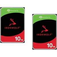 Seagate 2er Set IronWolf NAS HDD ST10000VN000 - 10TB 3,5 Zoll SATA 6 Gbit/s CMR