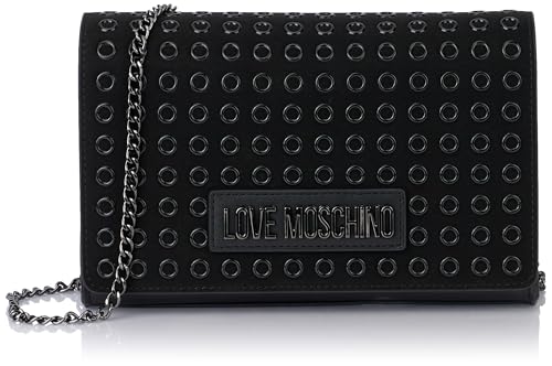 Love Moschino Damen Jc4063pp1llh100b Schultertasche, Schwarz