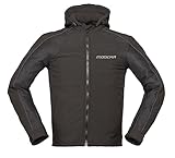 Modeka Motorradjacke CHUCK AIR schwarz Softshell CE mit Protektoren, S