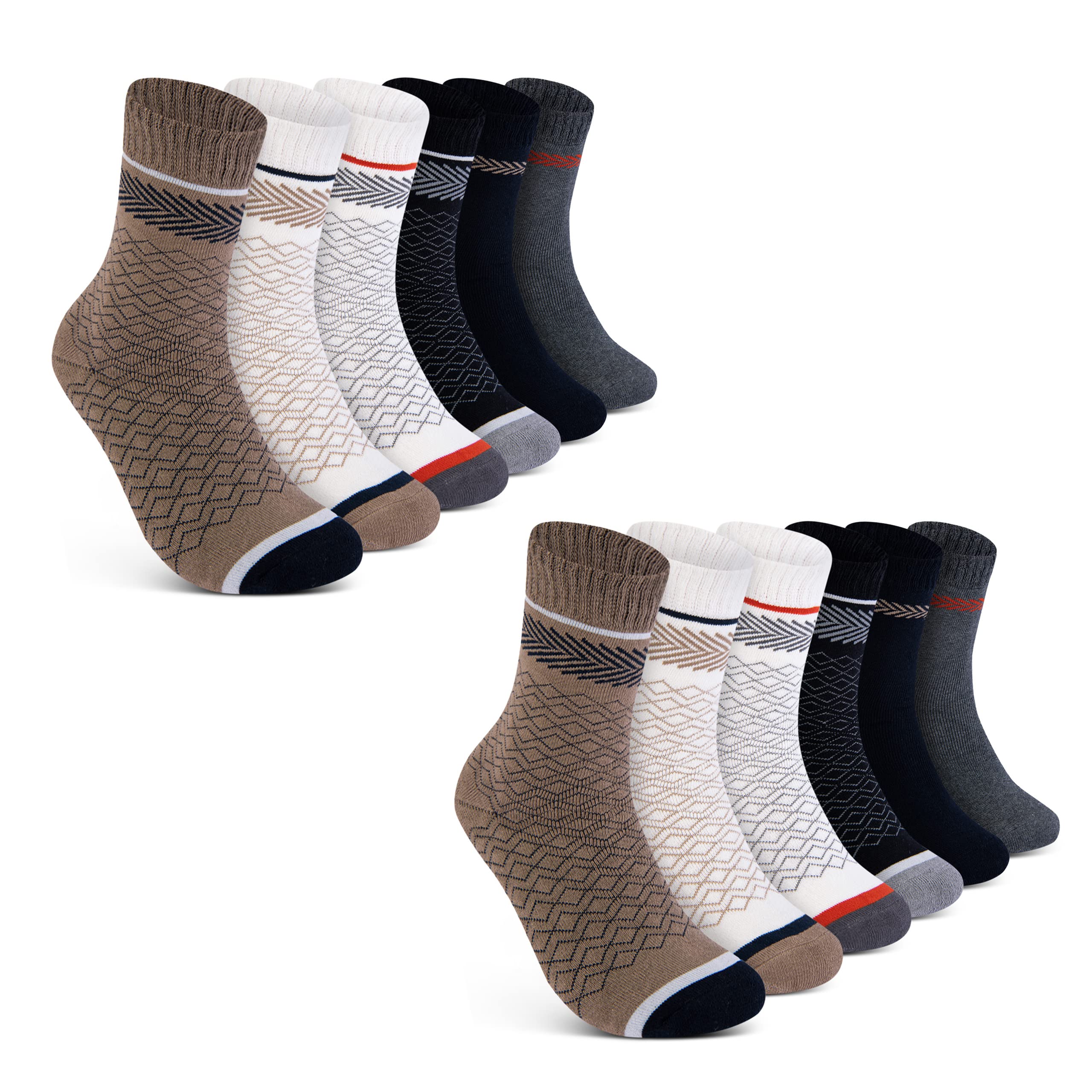 THERMO Socken Damen 35-38 Warme Dicke Wintersocken Damen Baumwolle Frottee 38203 (12 Paar 35-38)