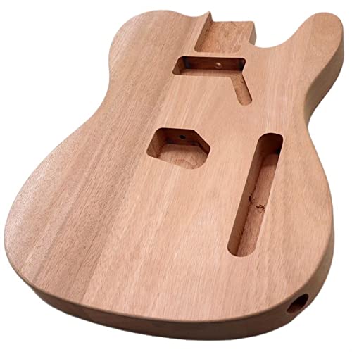 Gitarrenkörper Holzfarbgitarre Körper Gitarre Fass Matt Für Tl. E-Gitarren-Barrel-Teile Unfertiger Körper Gitarrenkörper