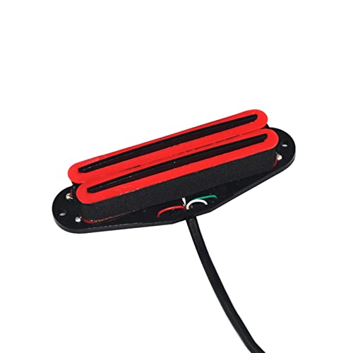 ZENGXUE Dual Spule Humbucker Pickup Dual Rail Blade Pickup Spule Pickup 4 Draht Für E-Gitarre Humbucker Tonabnehmer Set (Color : Crimson)