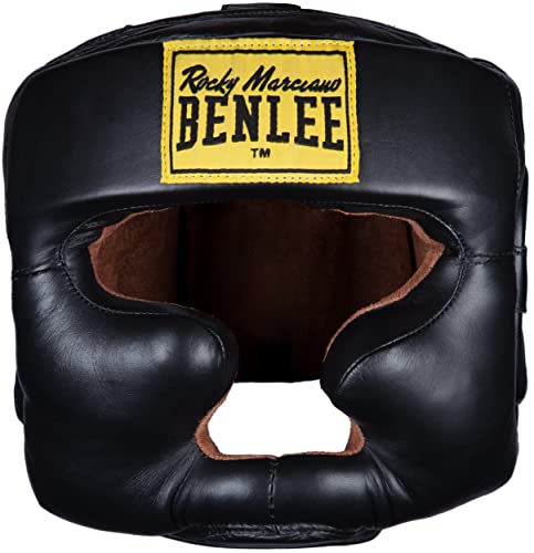 BENLEE Rocky Marciano Headguard Full Face Protecion, Schwarz, Größe: L/XL