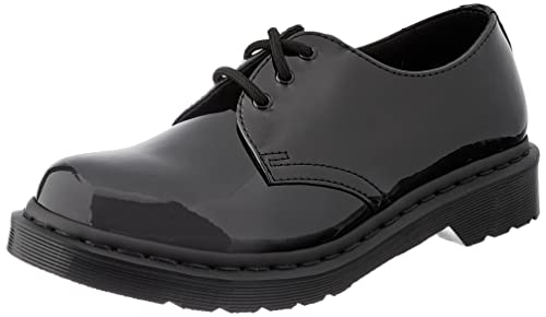 Dr. Martens 3 Eye Shoe Oxford, Black Patent Lamper, 39 EU